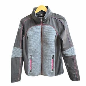 Women’s Harley-Davidson Mixed Media Textured Knit Biker Jacket